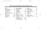 Chevrolet EXPRESS Owner's manual
