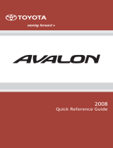 Toyota Avalon 2008 Owner's manual