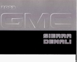 GMC Sierra Denali 2003 Owner's manual
