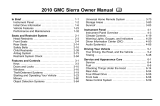 GMC Sierra 2010 Owner's manual