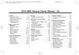 GMC Savana Cargo Van 2014 Owner's manual