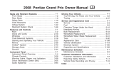 Pontiac Grand Prix 2008 Owner's manual