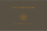 Cadillac ESCALADE 2000 Owner's manual