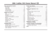 Cadillac SRX 2004 Owner's manual
