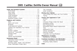 Cadillac 2005 Owner's manual