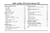 Cadillac DTS 2008 Owner's manual