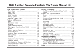 Cadillac ESCALADE 2008 Owner's manual