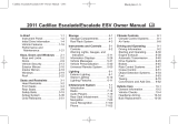 Cadillac ESCALADE, ESCALADE ESV 2011 Owner's manual