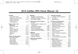 Cadillac SRX CROSSOVER 2014 Owner's manual