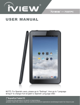 IVIEW 733TPC User manual