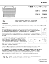 Citronic C-SUB-12 User manual