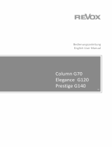 Revox Column G70 Operating instructions