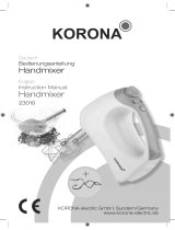 Korona 23010 Owner's manual