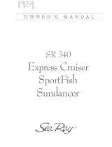 Sea Ray 1984 340 EXPRESS CRUISER Owner's manual