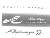 Sea Ray 1989 PACHANGA 32 Owner's manual
