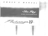 Sea Ray 1988 PACHANGA 19 Owner's manual
