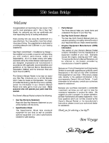 Sea Ray 1994 550 SEDAN BRIDGE Owner's manual