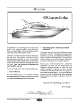 Sea Ray 2002 450 EXPRESS BRIDGE Owner's manual