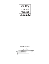Sea Ray 2006 220 SUNDECK Owner's manual