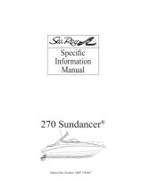 Sea Ray 270 Sundancer Owner's manual