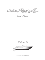 Sea Ray 2011 SEA RAY 270 SELECT EXECUTIVE Owner's manual
