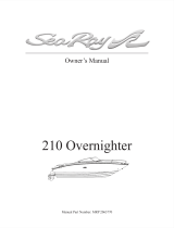 Sea Ray 2011 SEA RAY 210 OVERNIGHTER EUROPE Owner's manual
