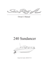 Sea Ray 2012 SEA RAY 240 SUNDANCER Owner's manual