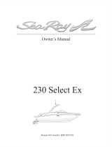 Sea Ray 2013 SEA RAY 230 SELECT EXECUTIVE Owner's manual