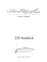 Sea Ray 2014 SEA RAY 220 SUNDECK Owner's manual