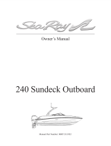 Sea Ray 2014 SEA RAY 240 OUTBOARD Owner's manual