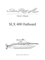 Sea Ray 2018 SLX 400 OB Owner's manual