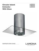 LAMONA 60cm Clear Cylinder Glass Insert Operating instructions