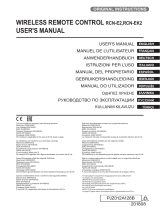Mitsubishi Heavy Industries RCN-EK2 User manual