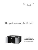 SIMADIO MOON 860A v2 Dual-Mono Power Amplifier User manual