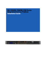 Zebra NX-7510/NX-7520/NX-7530 Installation guide