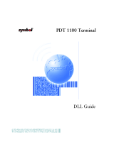 Zebra PDT 1100 User manual