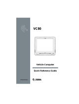 Zebra VC80 Reference guide
