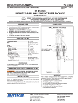 Binks 2-Ball Wall Mounted 2300psi Outfit User manual