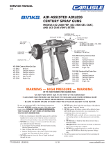 Carlisle Century FRP Spray Equipment User manual