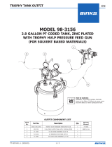 Binks Pressure Tank Outfits User manual