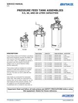 Binks Pressure Tanks User manual