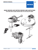 Binks Agitators-Indirect/Gear Drive User manual
