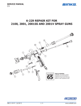 BinksModel 2100 Spray Gun