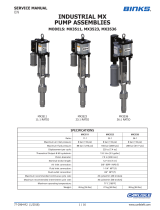 Binks Pump Mounting Hardware & Accessories User manual