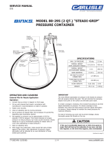 Binks Cups & Accessories User manual