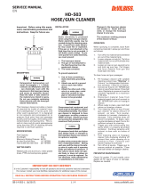 Binks Hose/Gun Cleaner & Strainers User manual