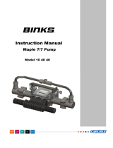 Carlisle BINKS - Maple Pump 7/7 Owner's manual