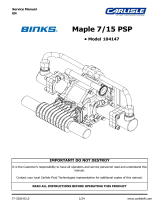 Binks Maple Pumps User manual