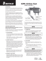 Binks Plural Component Spray Guns User manual