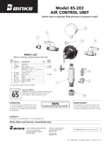 Binks Air Regulators User manual